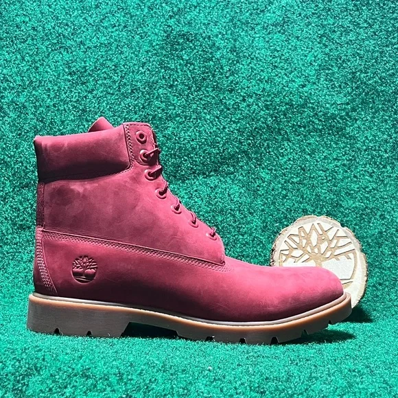 Timberland Men’s 6in waterproof classic dark red boot - Picture 2 of 3